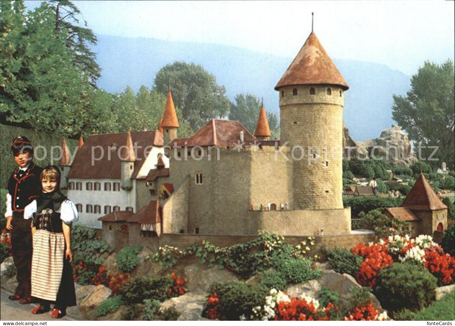 12310802 Melide Swissminiatur Schloss Lucens Melide - Other & Unclassified