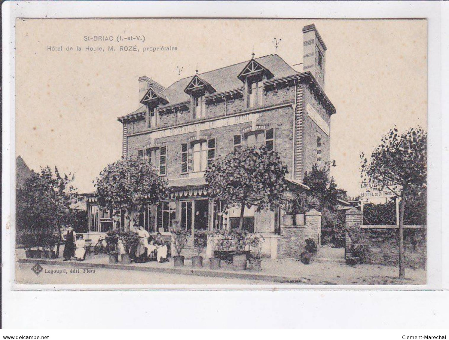 SAINT-BRIAC: Hôtel De La Houle, M. Rozé Propriétaire - Très Bon état - Saint-Briac