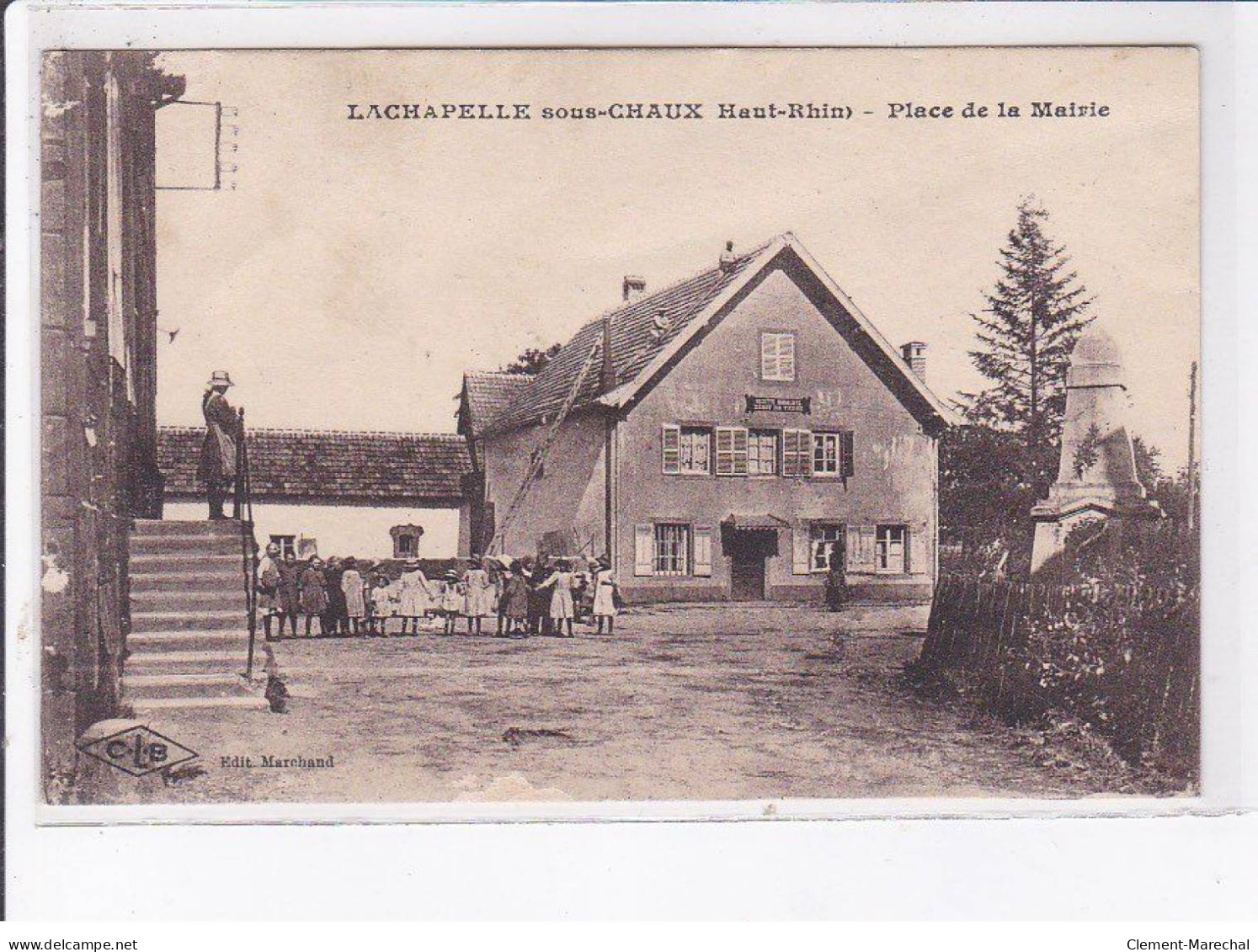 LA CHAPELLE-sous-CHAUX: Place De La Mairie - Très Bon état - Sonstige & Ohne Zuordnung