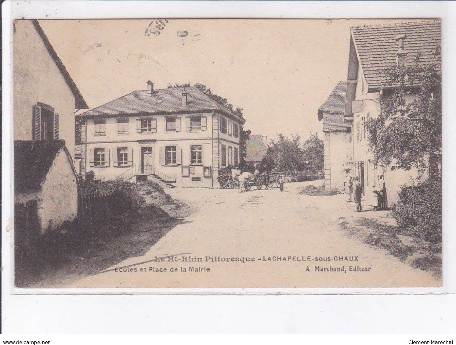 LA CHAPELLE-sous-CHAUX: écoles Et Place De La Mairie - Très Bon état - Other & Unclassified