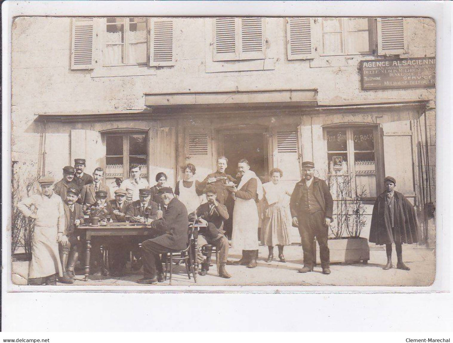 BELFORT: Avenue Wilson Et Rue Georges Koechlin, Transport, Agence Alsacienne - état - Belfort - Città