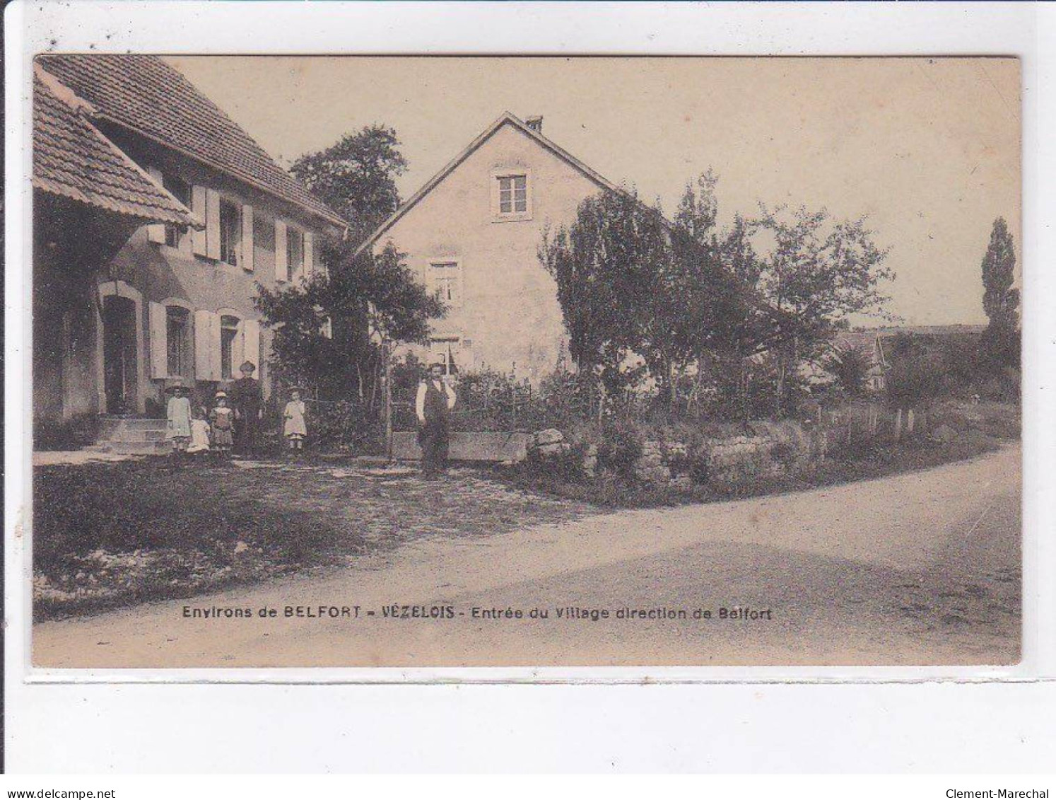 VEZELOIS: Entrée Du Village Direction De Belfort - Très Bon état - Sonstige & Ohne Zuordnung