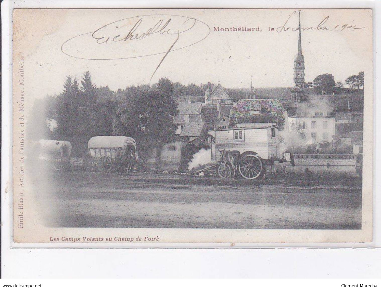 MONTBELIARD: Philatélie, Le Camps Volants Au Champ De Foire - Très Bon état - Montbéliard