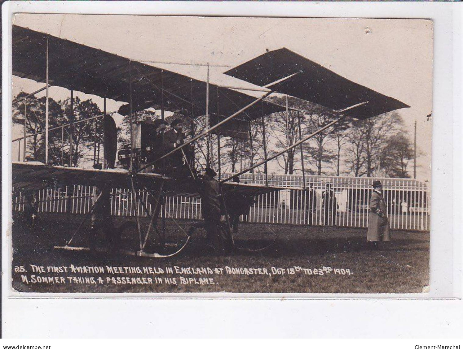 AVIATION: Doncaster, Premier Meeting Aviation En Angleterre, Autographe Daniel Kinet - état - Airmen, Fliers