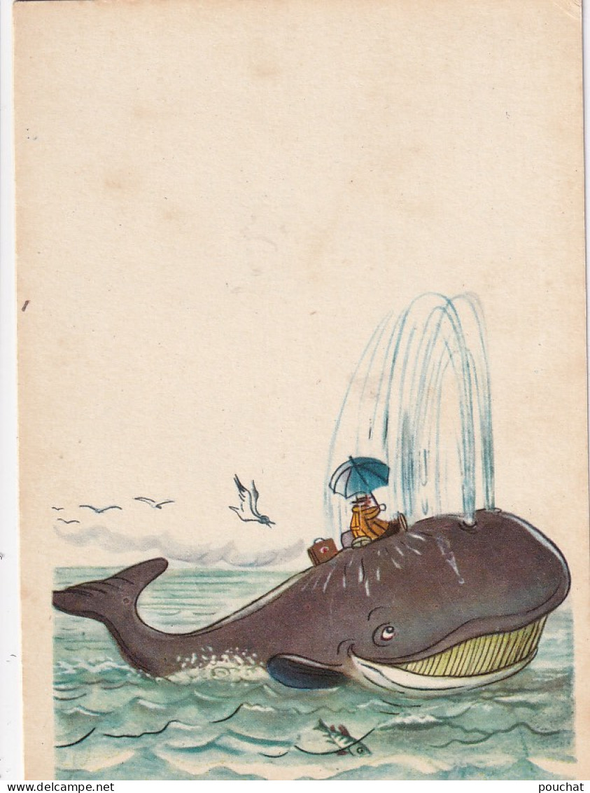 UR Nw42-( RUSSIE ) " AIBOLIT " - CONTE DE TCHOUKOVSKI - LA BALEINE - ILLUSTRATEUR  SUTEEV - Cuentos, Fabulas Y Leyendas