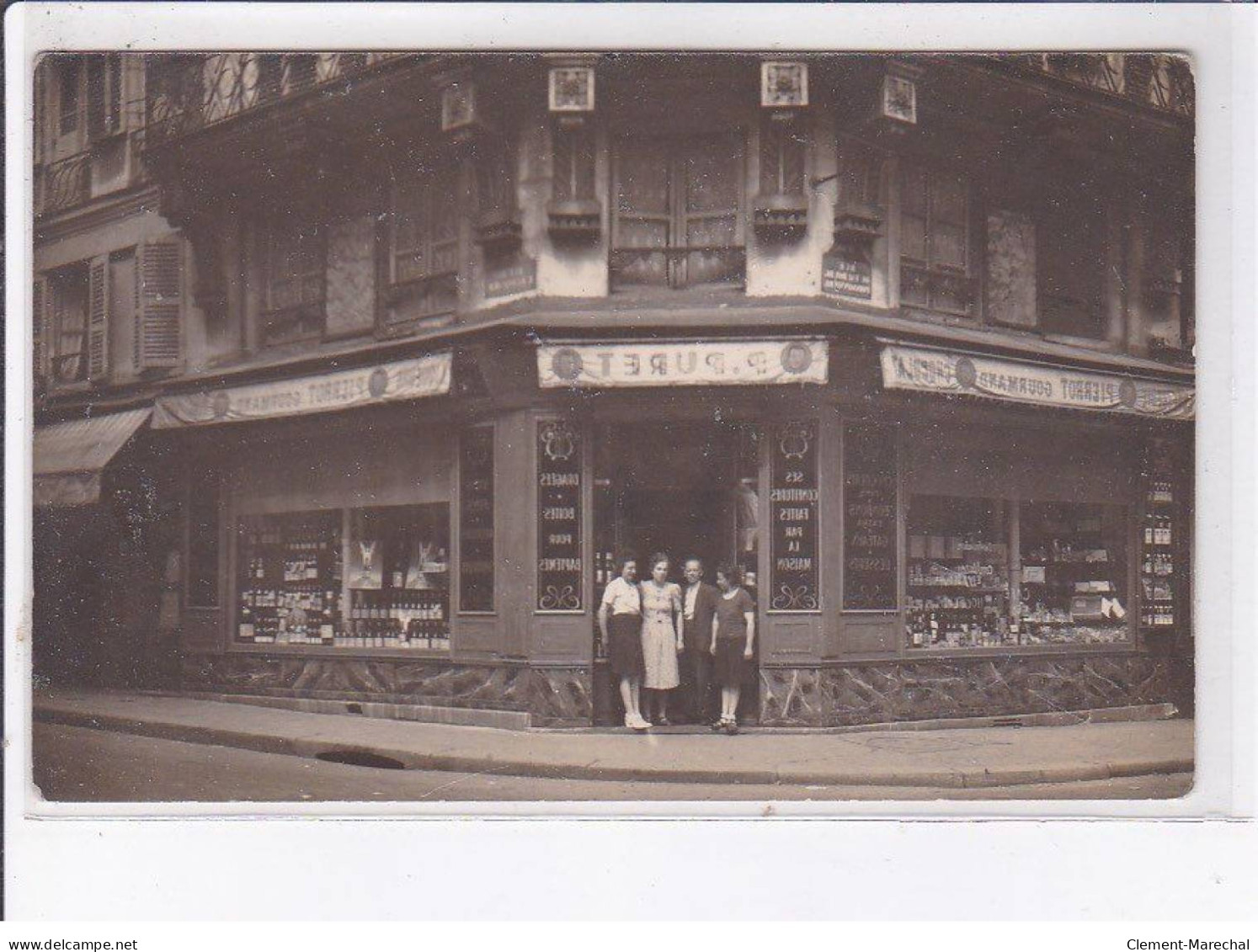 PARIS: 75010, P. Puret épicerie Confiserie, 18 Rue Des Faubourg Poissonnière - Très Bon état - Arrondissement: 10