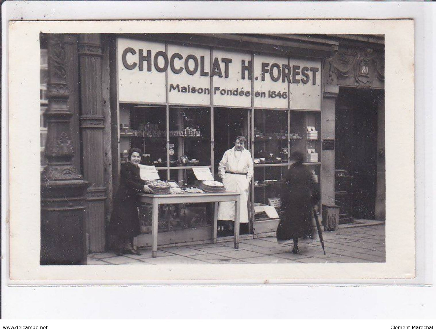 PARIS: 75008, 80 Rue De Rome, Chocolat H. Forest, Maison Fondée En 1846 - Très Bon état - Arrondissement: 08