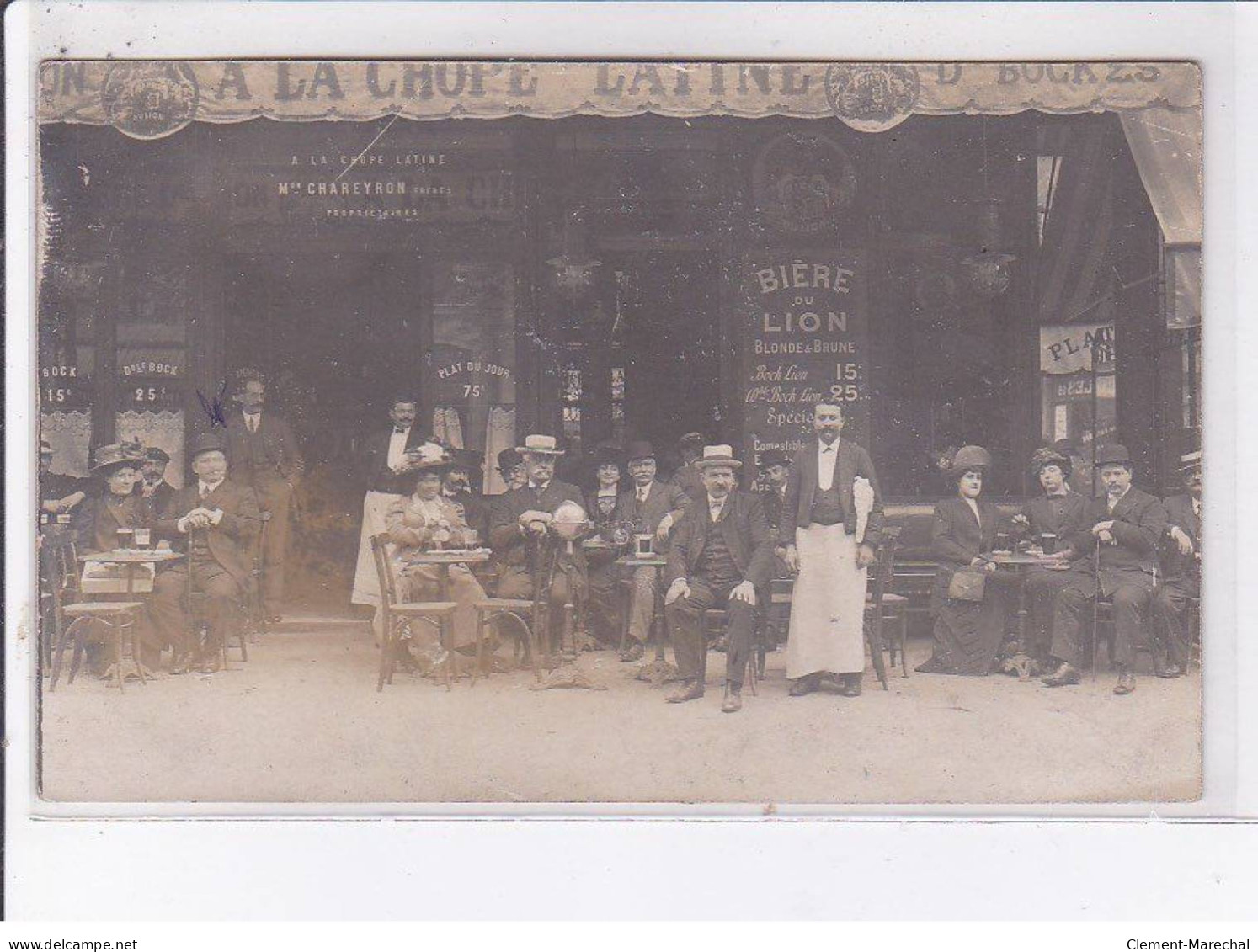 PARIS: 75006, 56 Boulevard Saint-michel, à La Chope Latine, Chareyron - Très Bon état - District 06