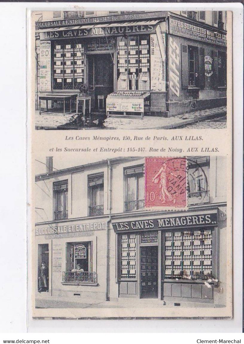 LES LILAS: Les Caves Ménagères, 150 Rue De Paris - état - Les Lilas