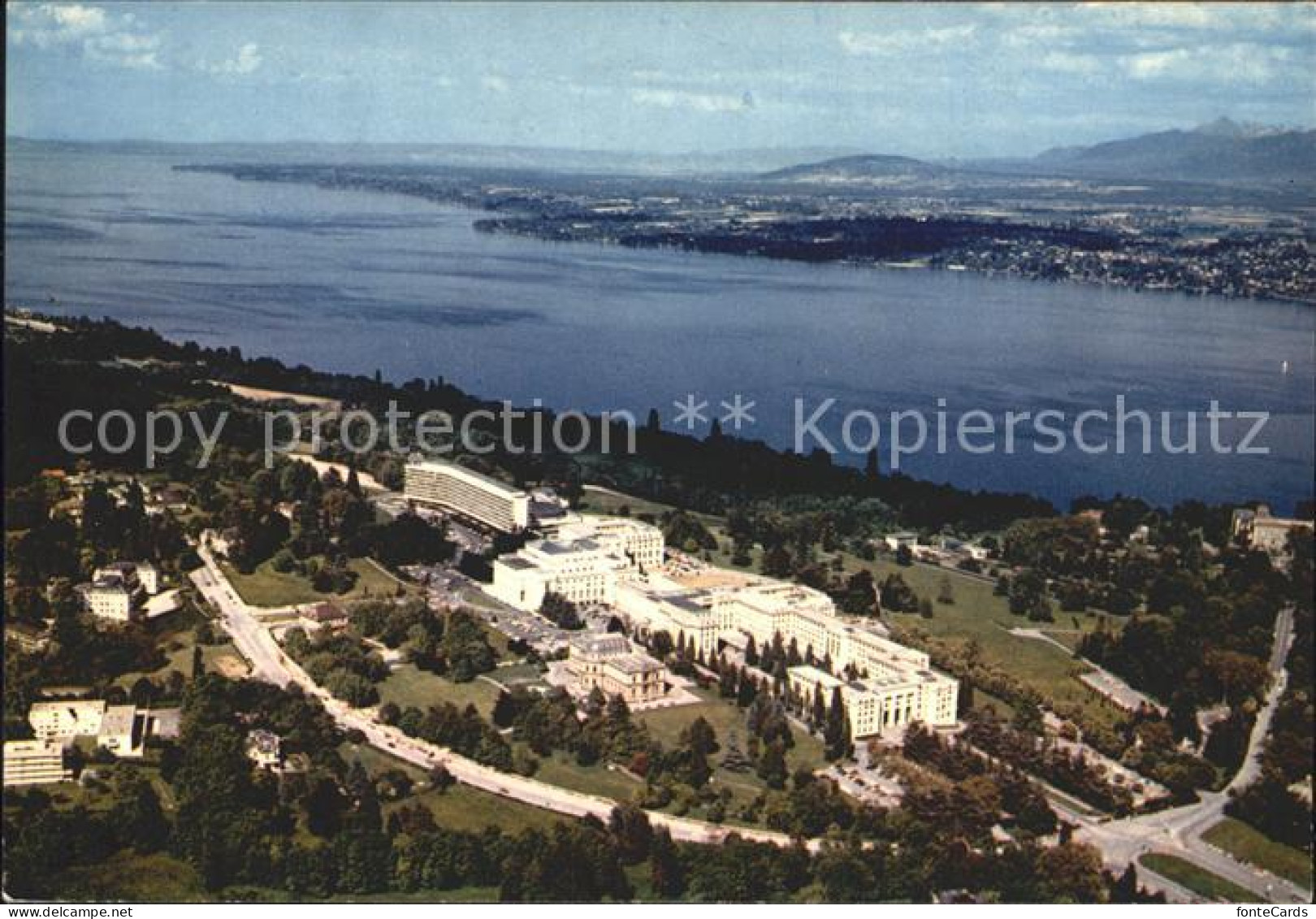 12310343 Geneve GE Palais Des Nations Fliegeraufnahme Lac Leman  Geneve - Sonstige & Ohne Zuordnung