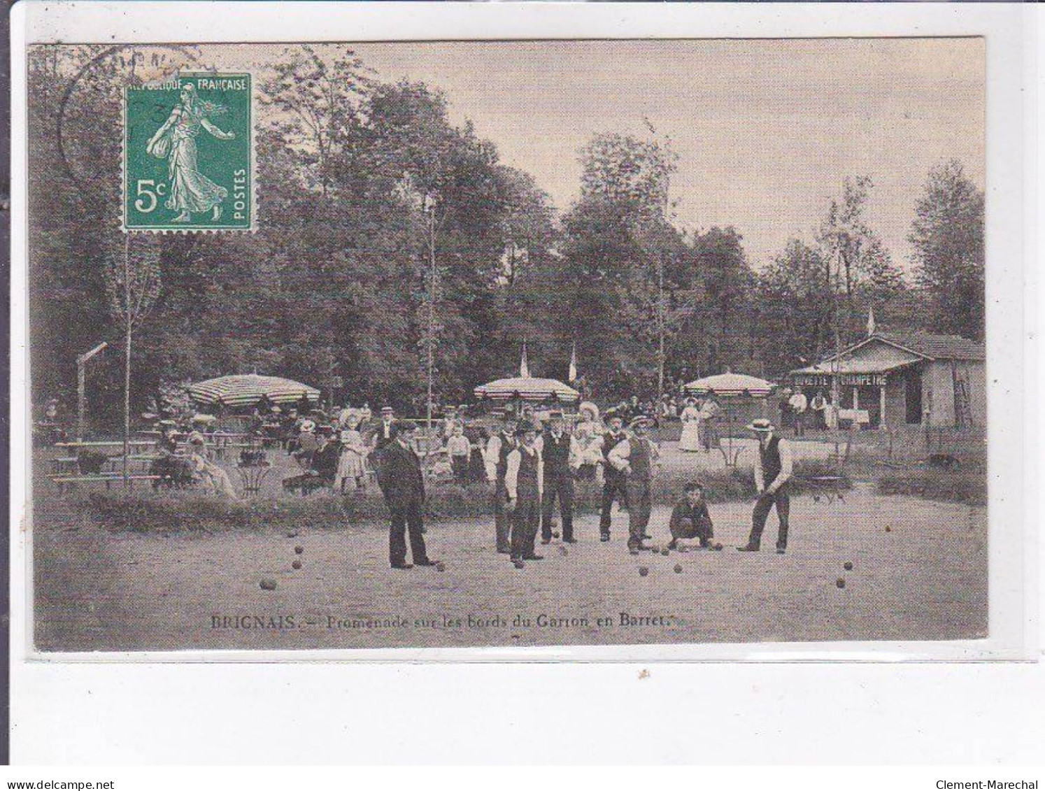 BRIGNAIS: Promenade Sur Les Bords Du Garron En Barret, Jeu De Boules - Très Bon état - Brignais