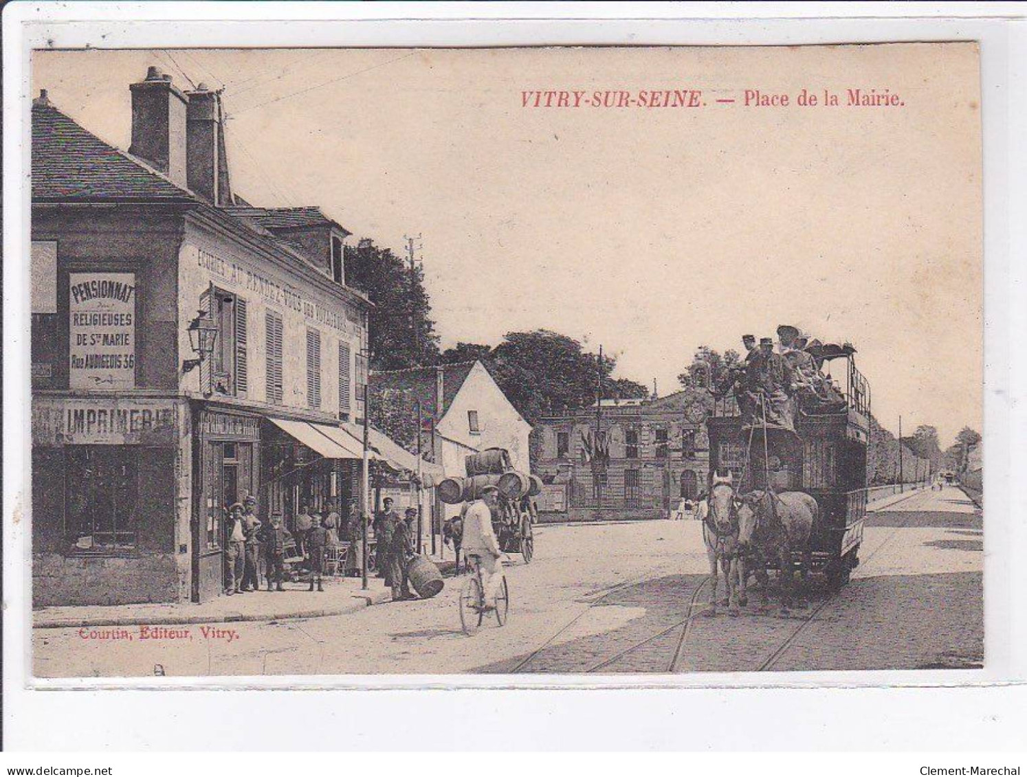 VITRY-sur-SEINE: Place De La Mairie, Omnibus - Très Bon état - Vitry Sur Seine