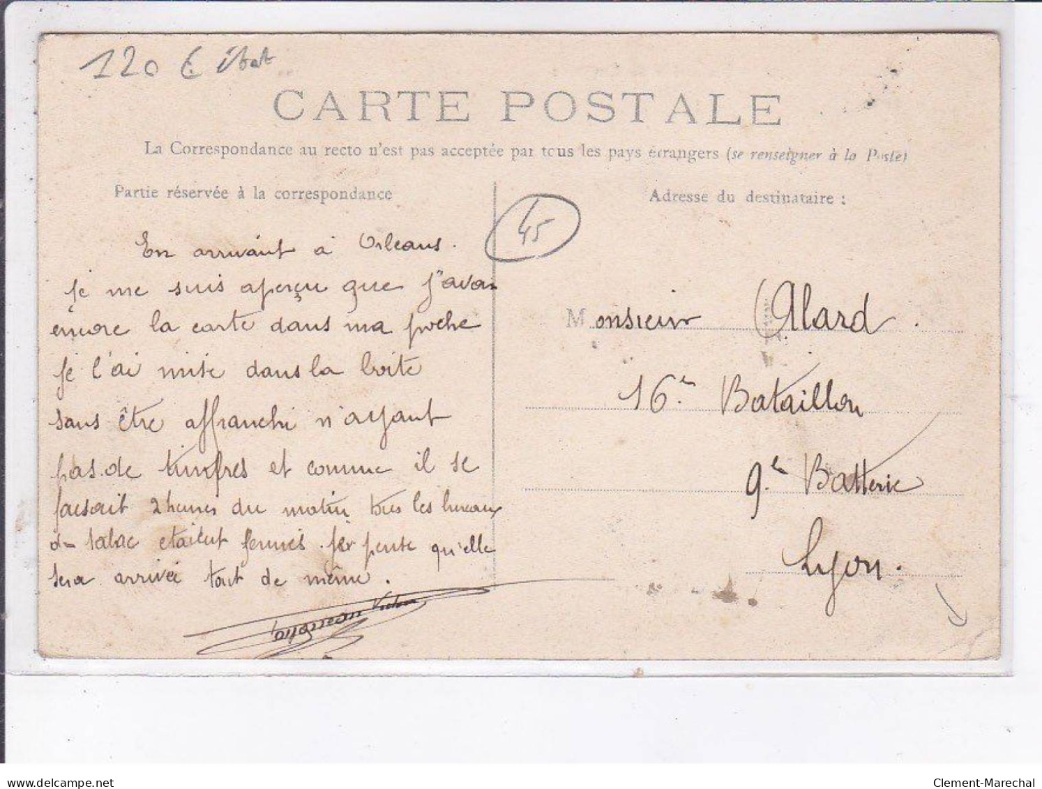 ORLEANS: Exécution De Languille, 1905 - état - Orleans