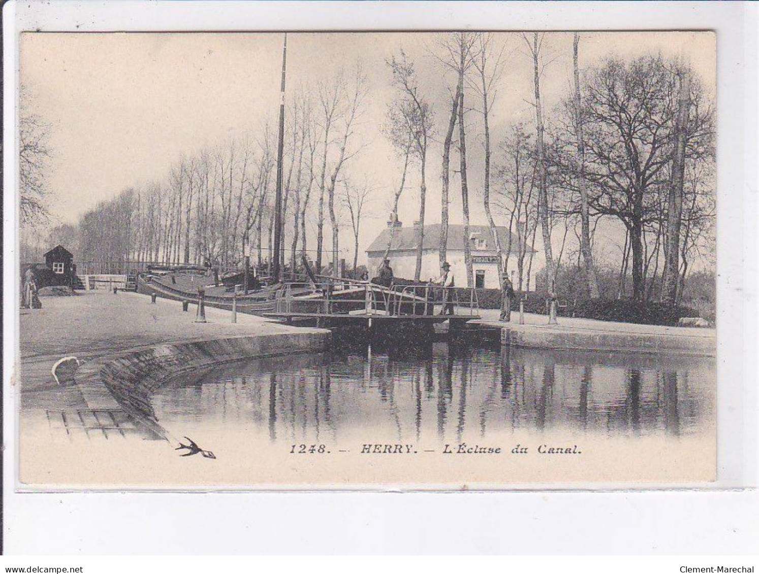 HERRY: L'écluse Du Canal - Très Bon état - Other & Unclassified