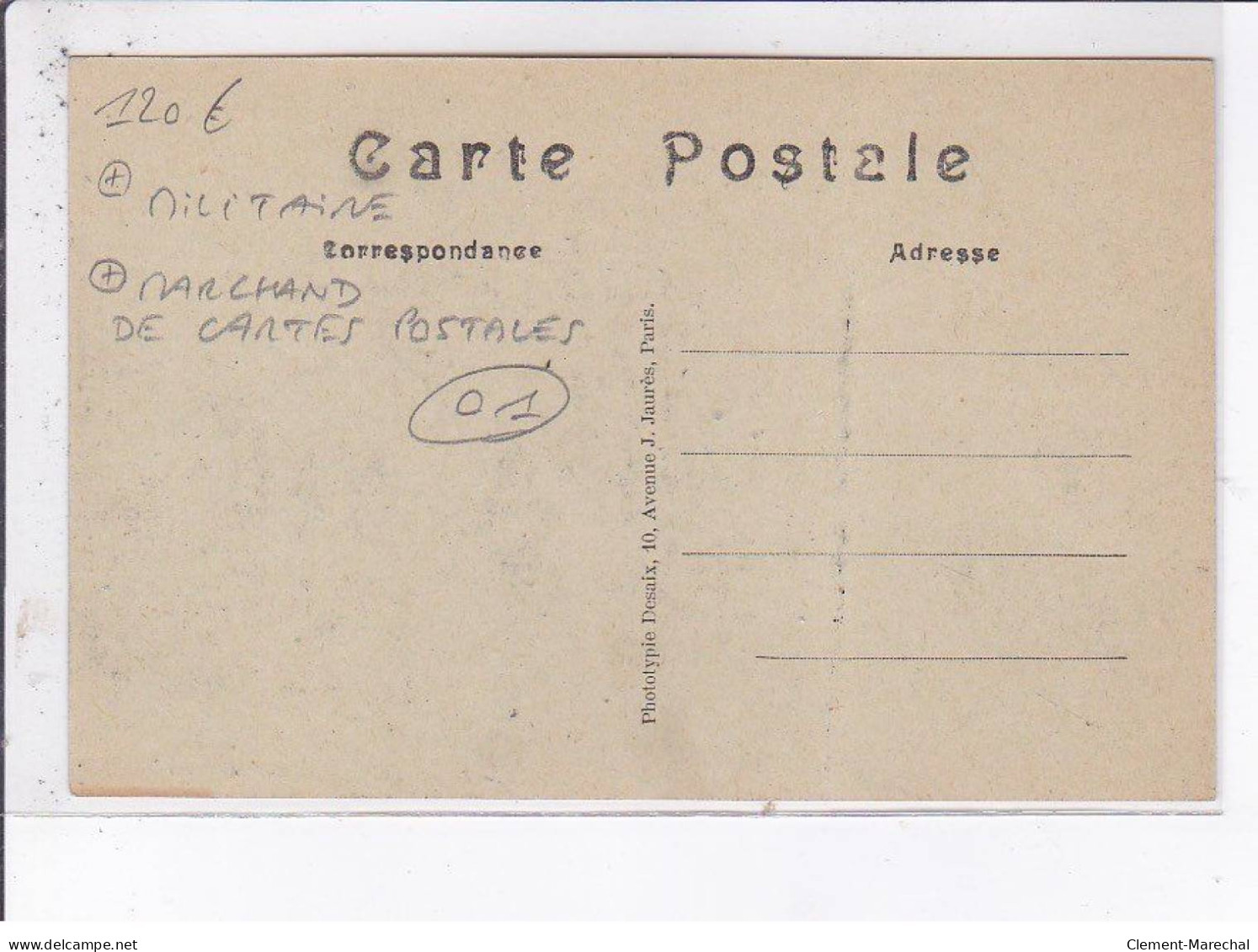 LONGEVILLE: Cantine De Patahoutchy, Militaire, Marchand De Cartes Postales - Très Bon état - Unclassified