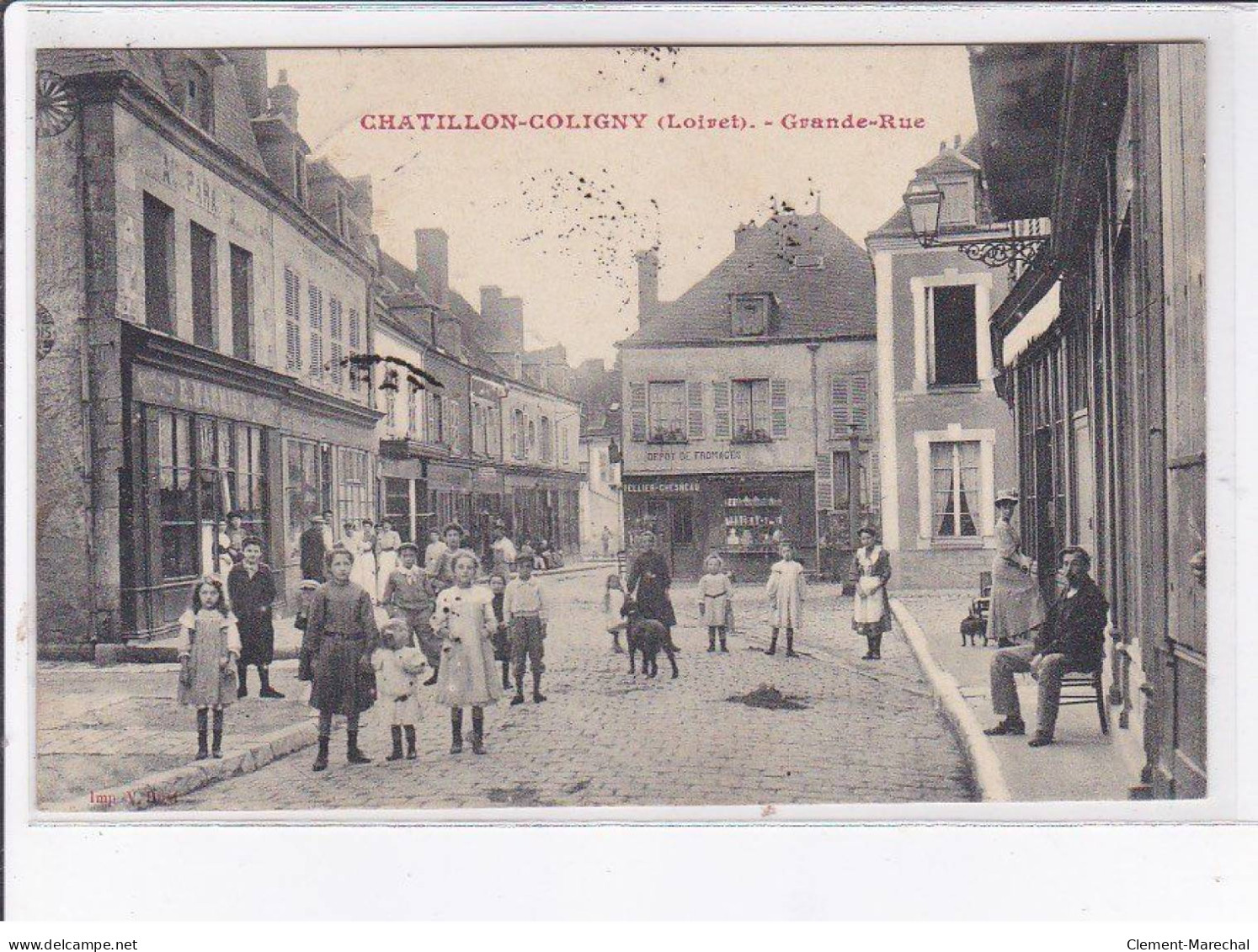 CHATILLON-COLILGNY: Grande-rue - Très Bon état - Chatillon Coligny