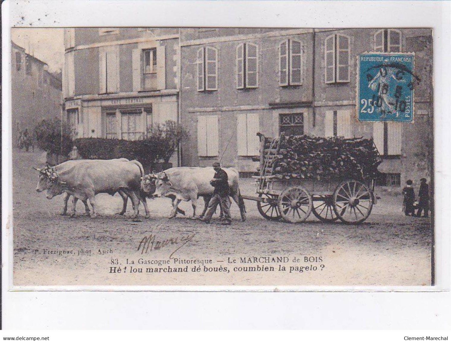 AUCH: Le Marchand De Bois, Attelage - Très Bon état - Auch