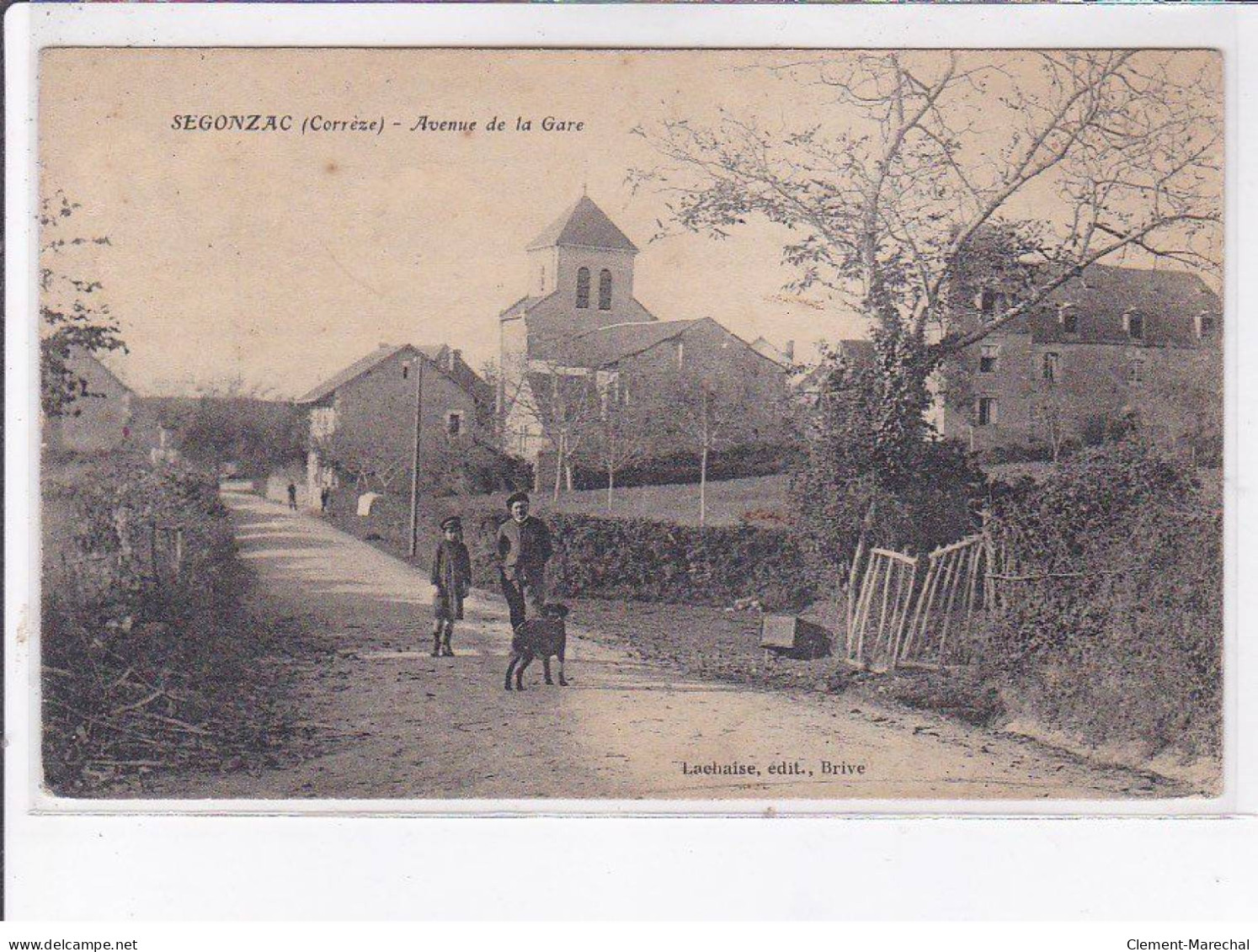 SEGONZAC: Avenue De La Gare - Très Bon état - Andere & Zonder Classificatie