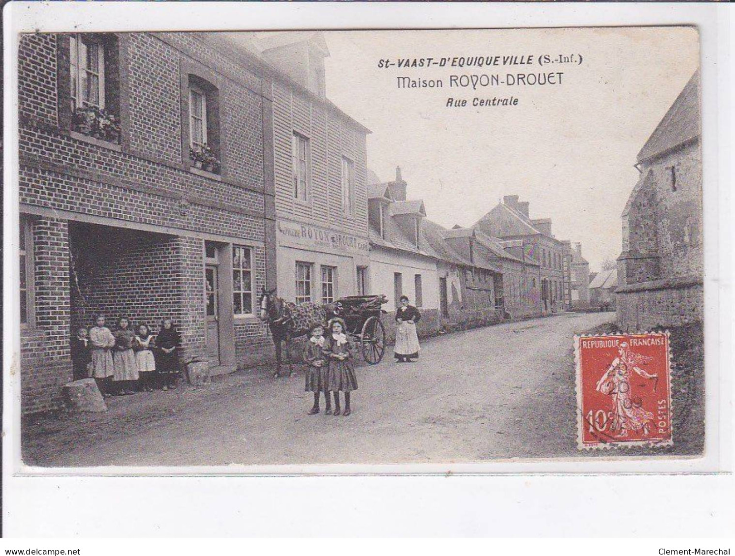 SAINT-VAAST-D'EQUIQUEVILLE: Maison Royon-drouet, Rue Centrale - état - Other & Unclassified