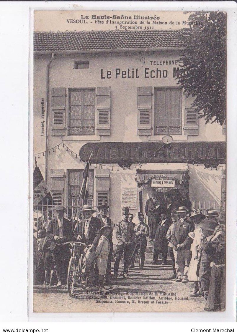 VESOUL: Le Petit Echo, Fête D'inauguration De La Maison De La Mutualité - état - Vesoul