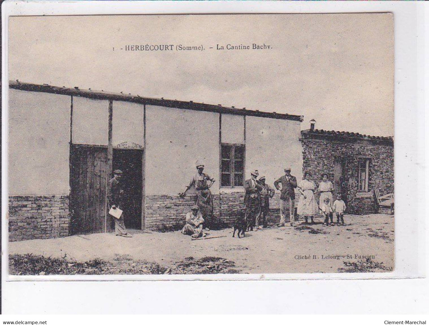 HERBECOURT: La Cantine Bachy - Très Bon état - Sonstige & Ohne Zuordnung