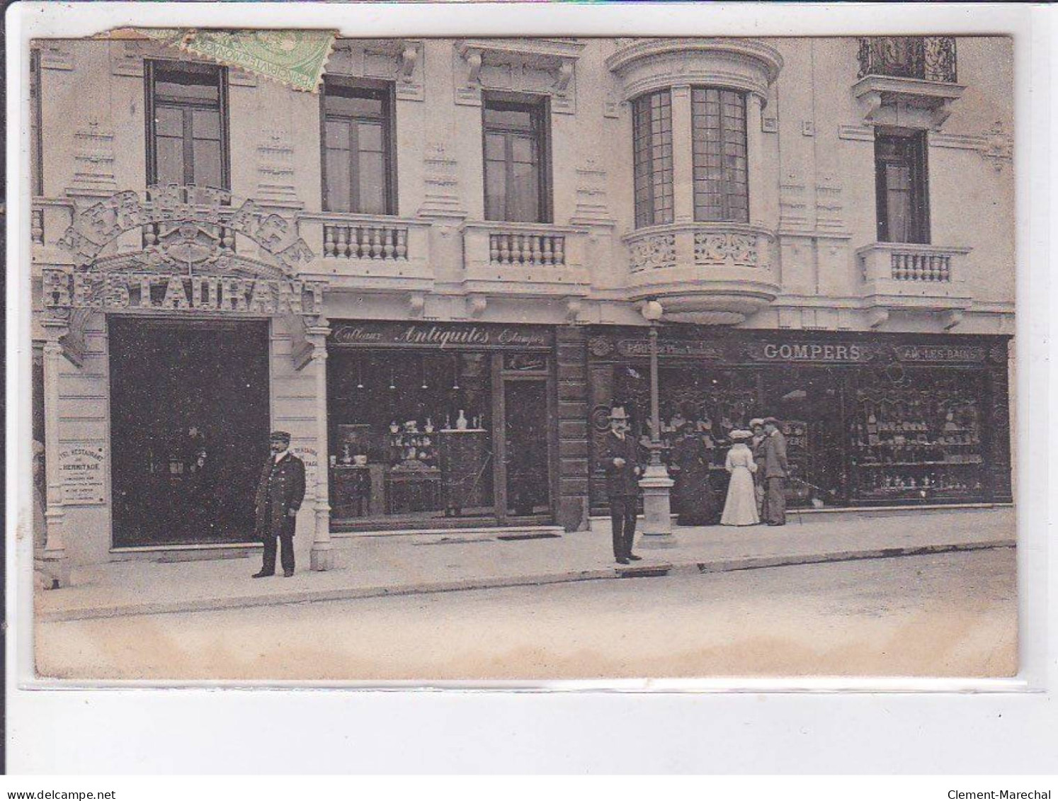 MONACO: Joaillerie Gompers, Restaurant Hermitage - Très Bon état - Autres & Non Classés