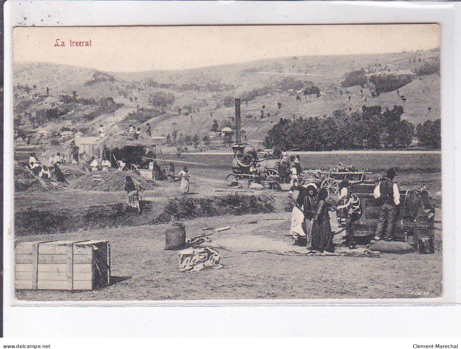 ROUMANIE : La Treerat (battage Du Blé) - Bon état - Romania