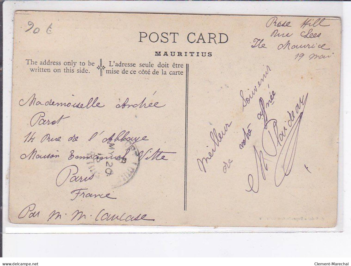ILE MAURICE : CUREPIPE - L'arrivée Du Gouverneur Aux Courses En 1909 - Très Bon état - Maurice