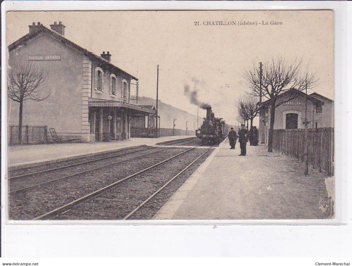 CHATILLON: La Gare - Très Bon état - Other & Unclassified