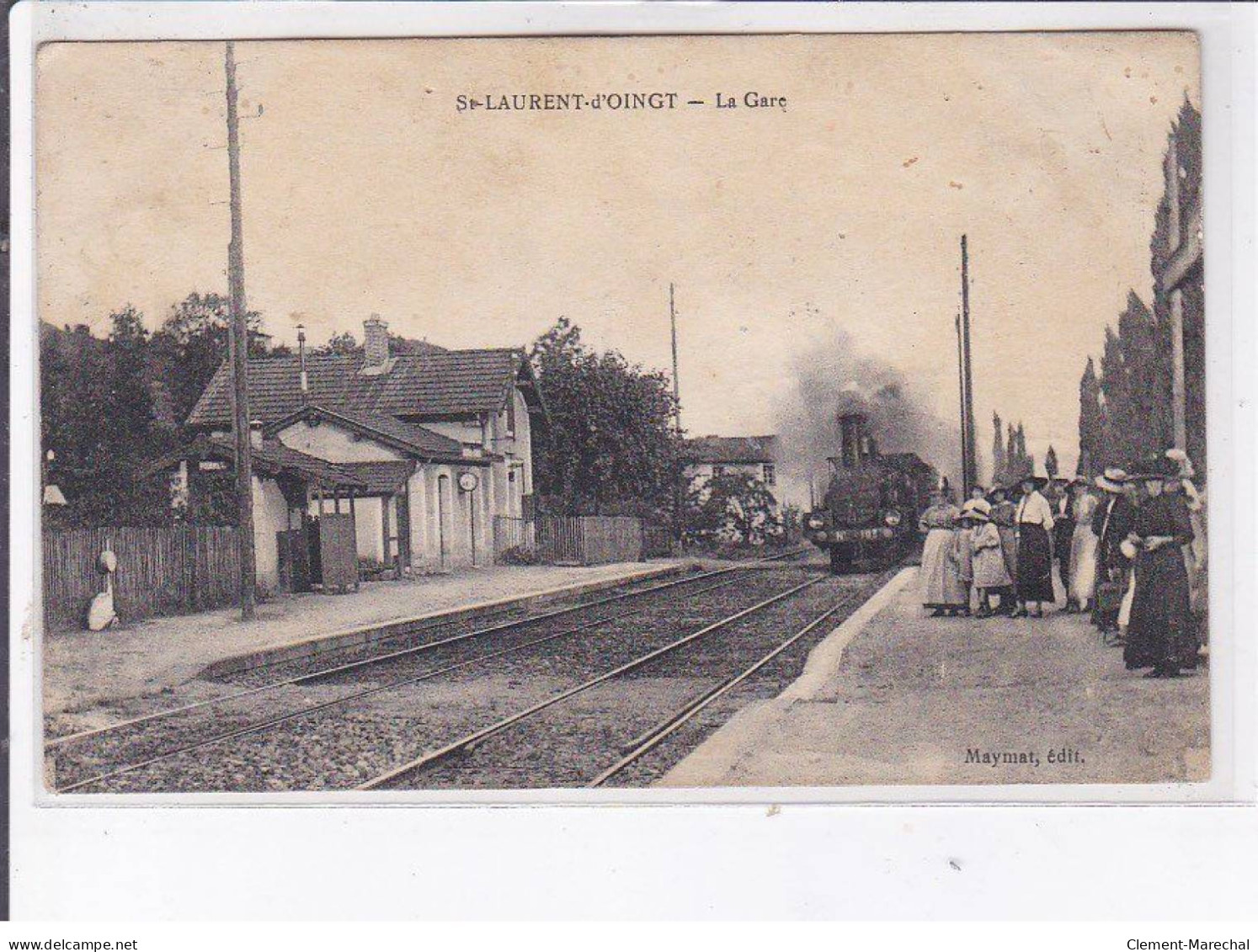 SAINT-LAURENT-D'OINGT: La Gare - Très Bon état - Other & Unclassified