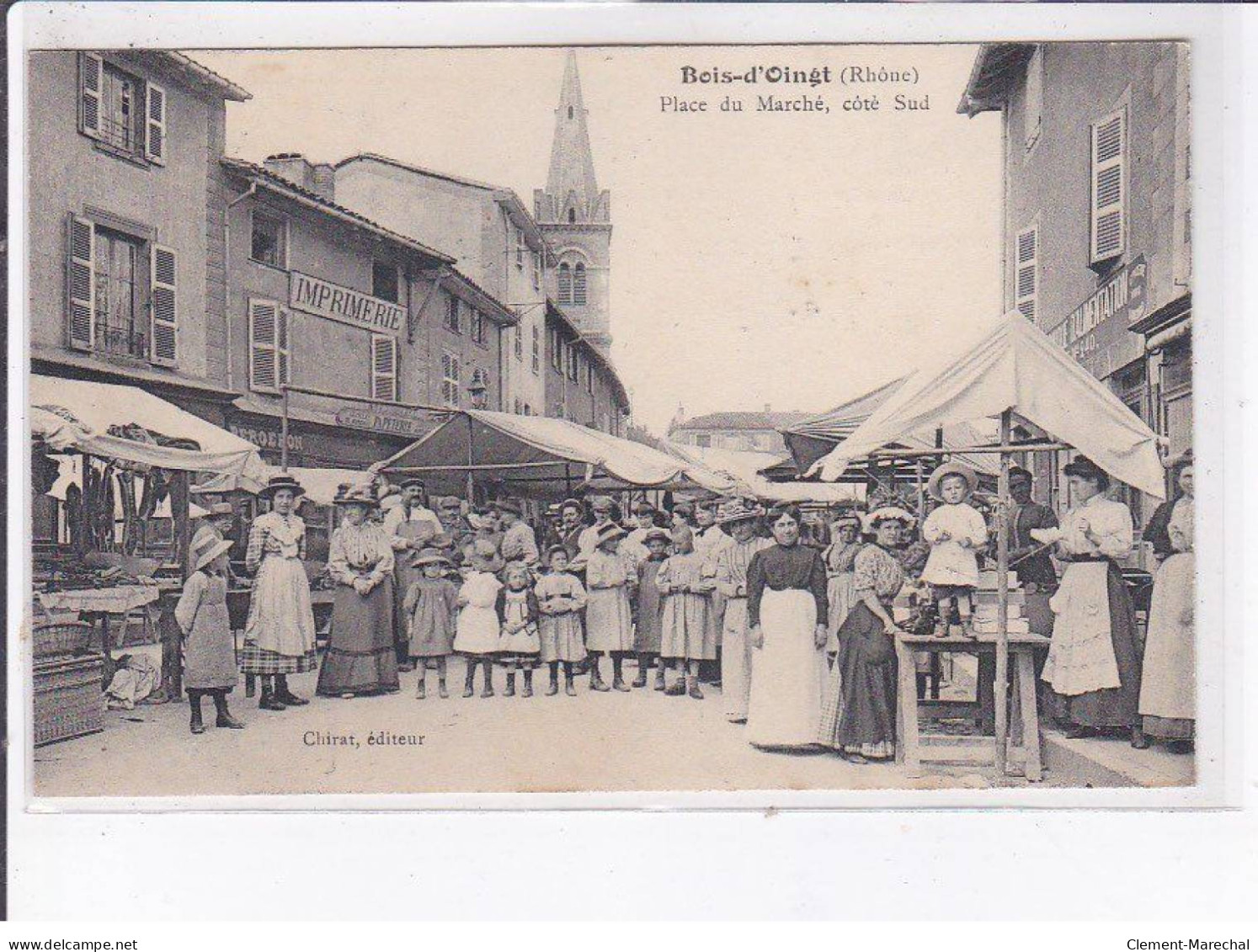 BOIS-D'OINGT: Place Du Marché, Côté Sud - Très Bon état - Other & Unclassified