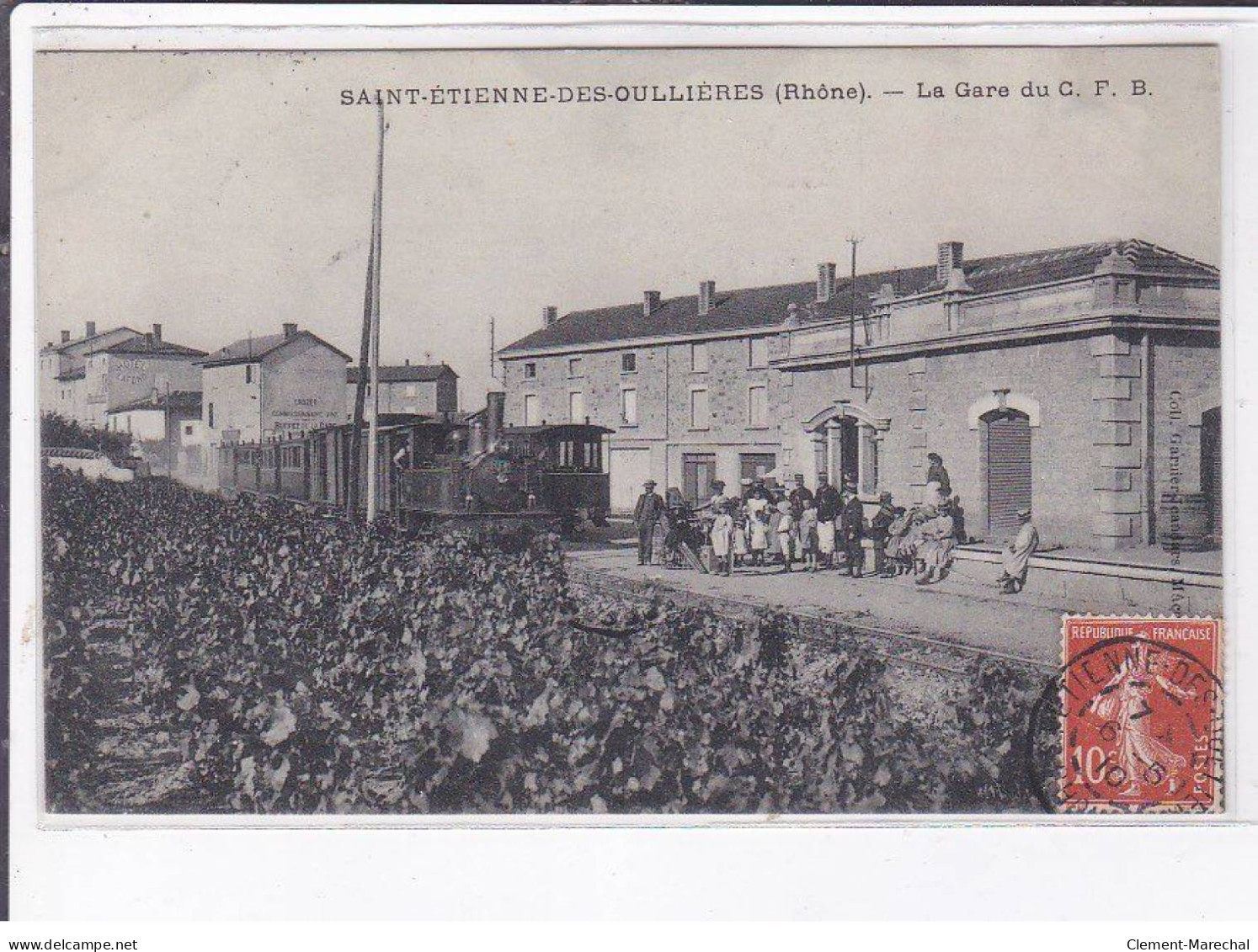 SAINT-ETIENNE-des-OULLIERES: La Gare Du C.F.B. - Très Bon état - Other & Unclassified