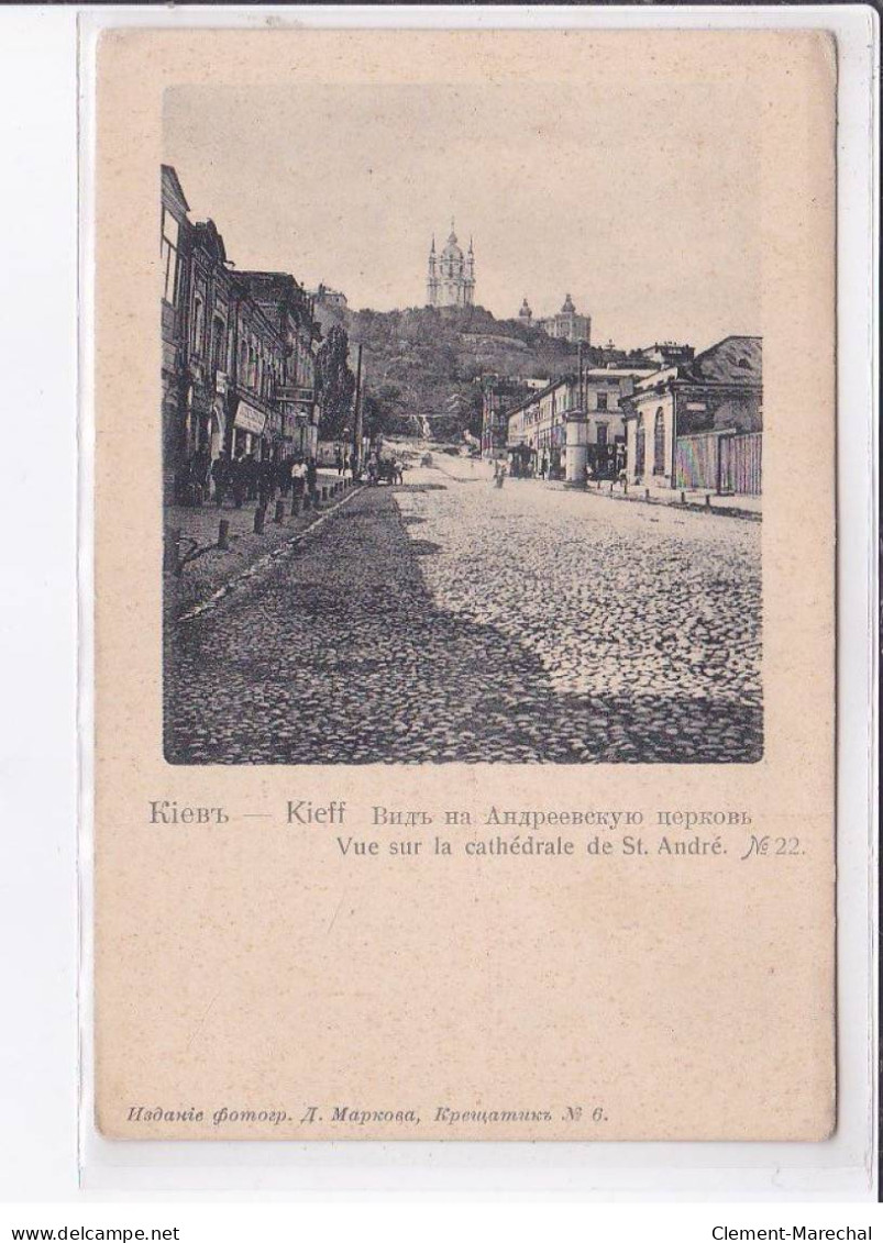 UKRAINE: KIEV: Vue Sur La Cathédrale De Saint-andré - Très Bon état - Ucrania