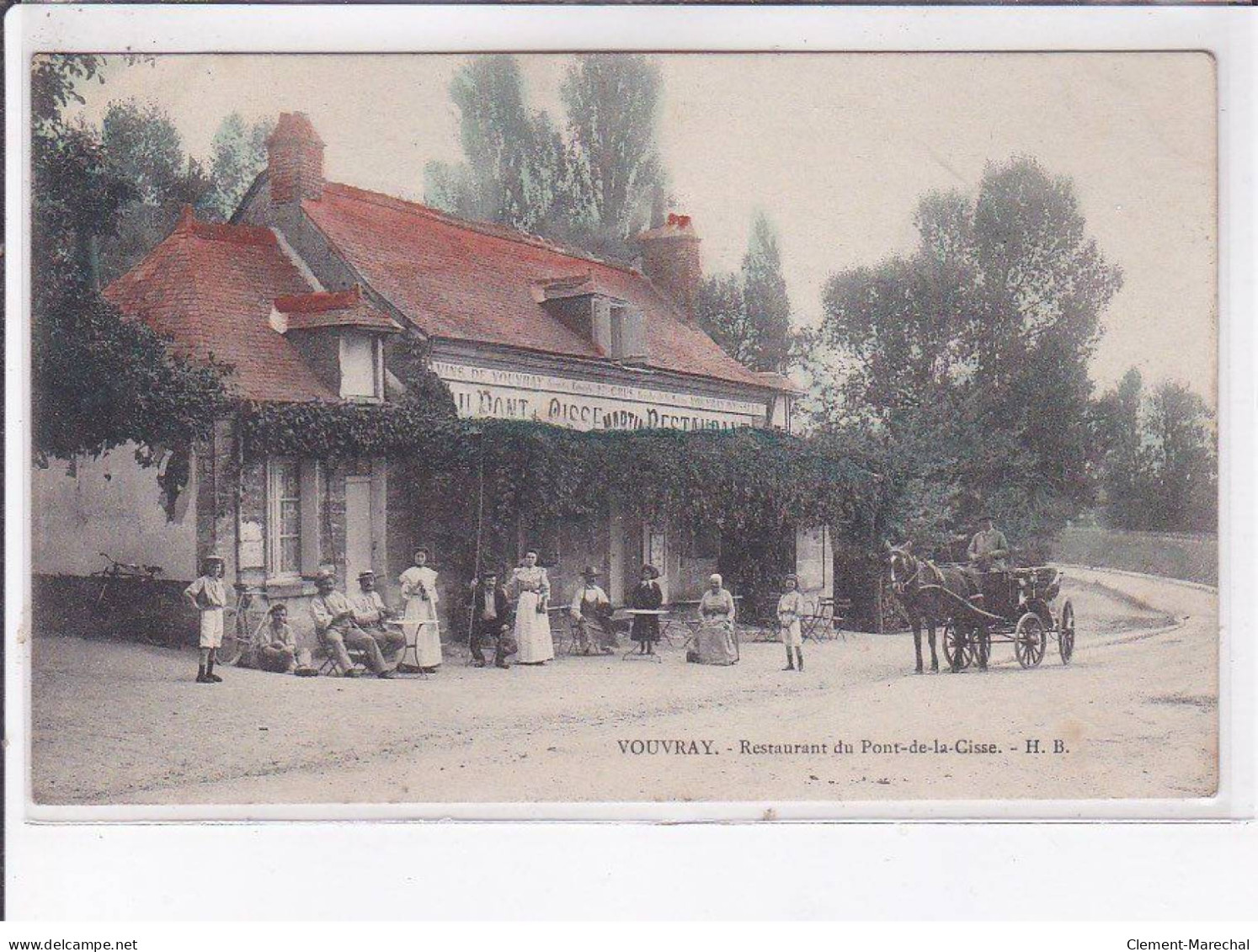 VOUVRAY: Restaurant Du Pont-de-la-cisse - Très Bon état - Vouvray