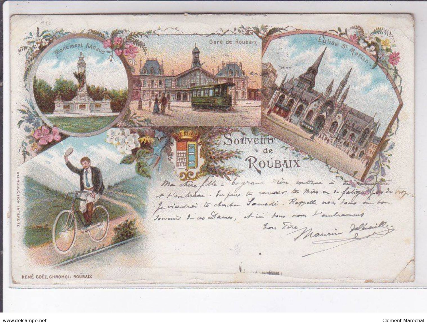 ROUBAIX: Souvenir De Roubaix - état - Roubaix