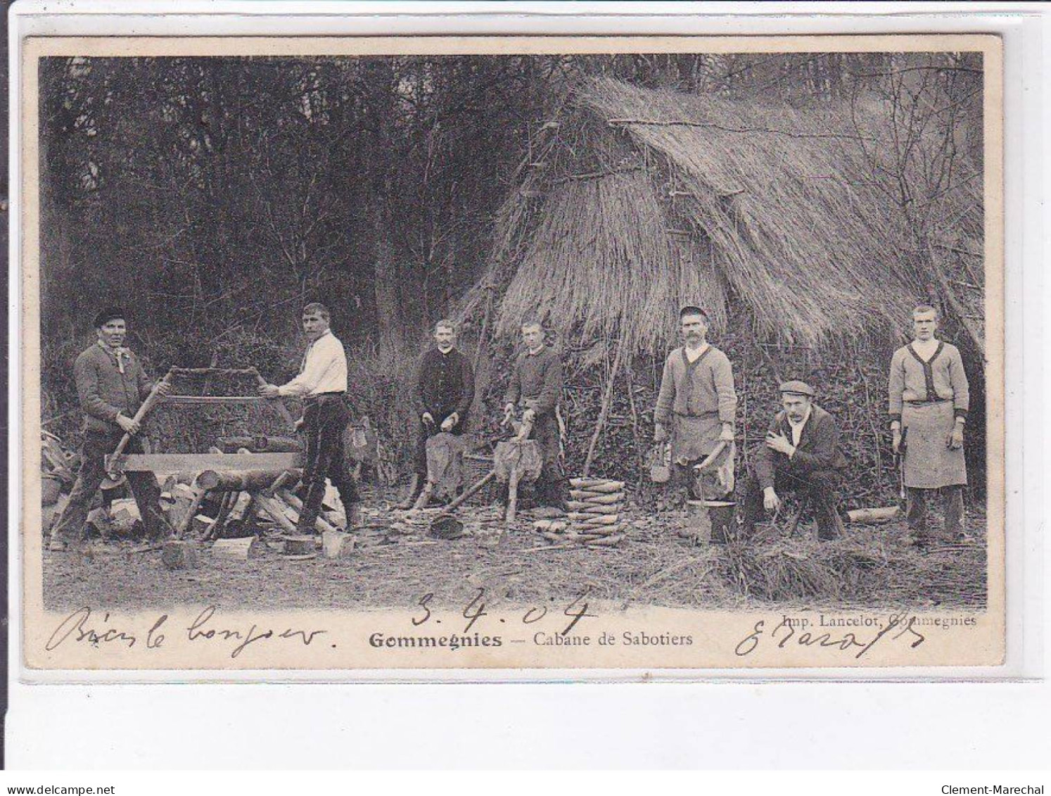 GOMMEGNIES: Cabane De Sabotiers - Très Bon état - Other & Unclassified