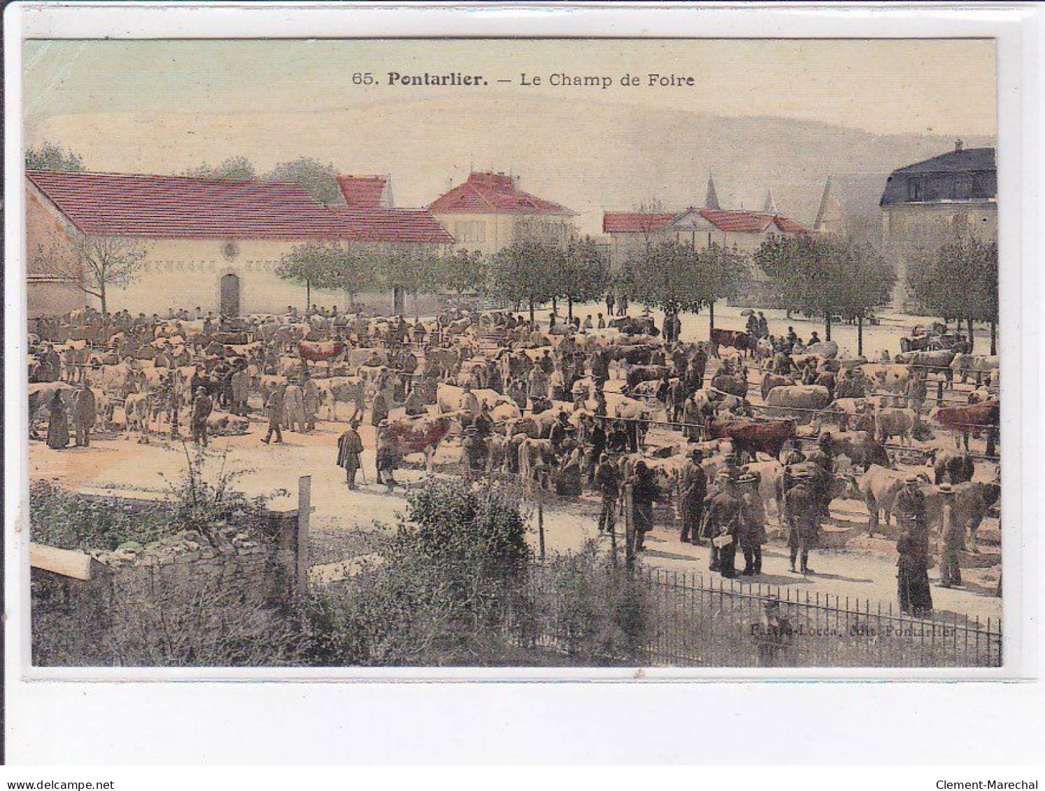 PONTARLIER: Le Champ De Foire - état - Other & Unclassified