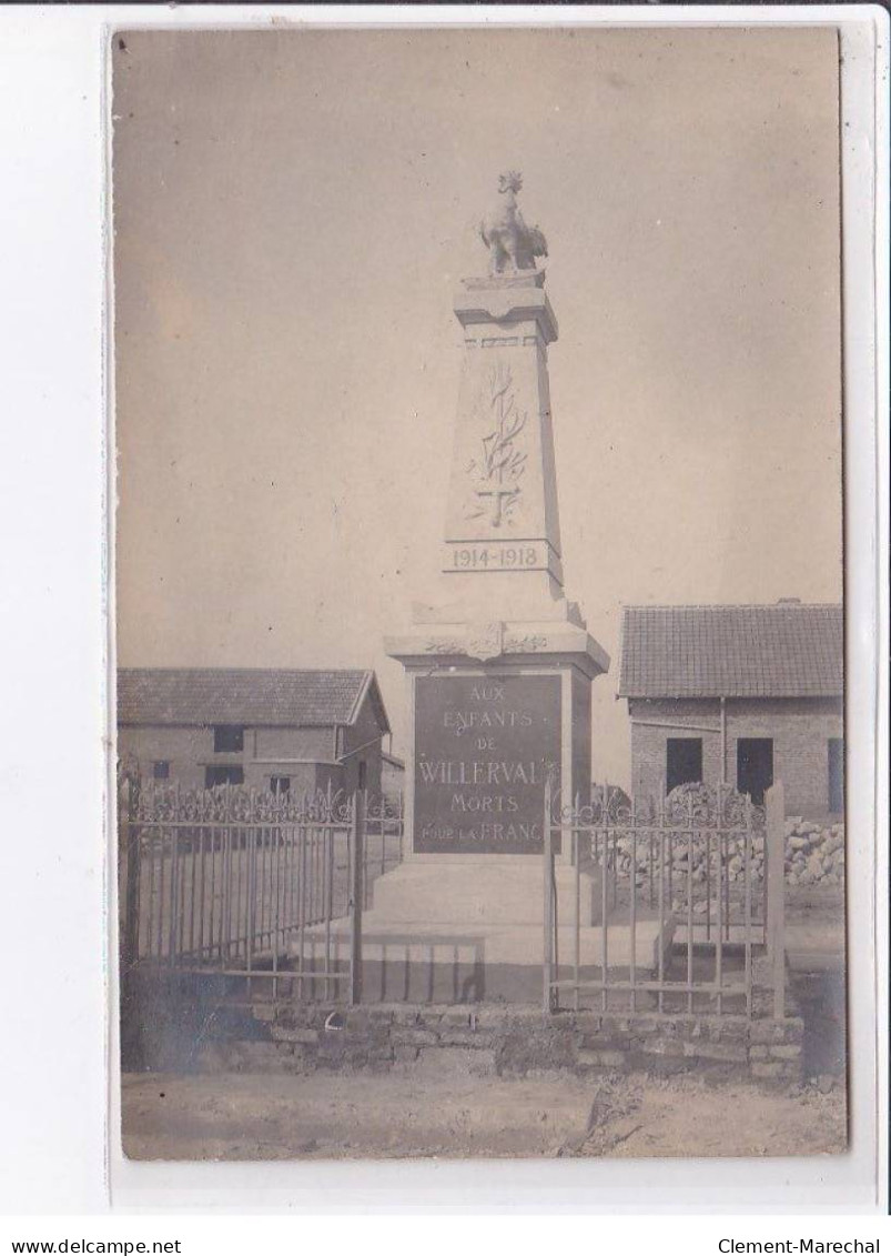 WILLERVAL: Monument Aux Morts - Très Bon état - Autres & Non Classés