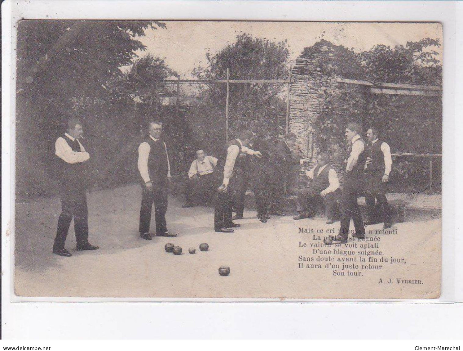 ANGERS: Jeu De Boules - Très Bon état - Angers