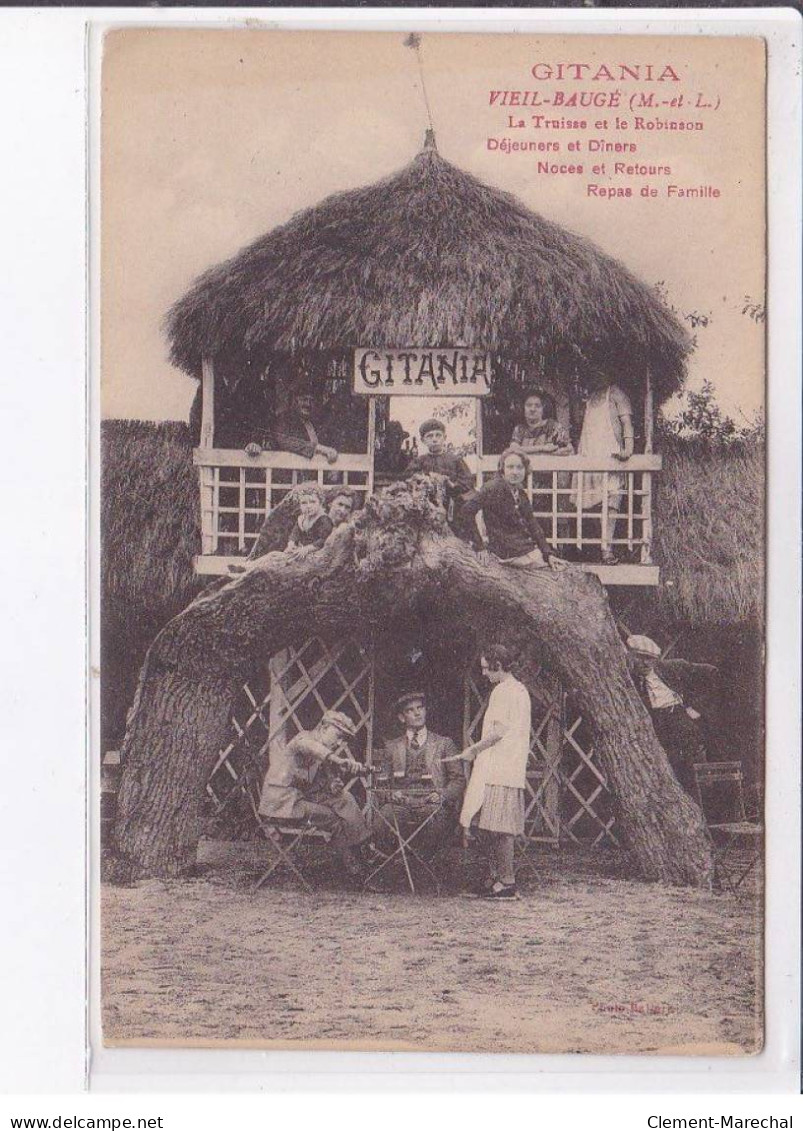 VIEIL-BAUGE: Gitania, La Truisse Et Le Robinson Déjeuners Et Diners - Très Bon état - Otros & Sin Clasificación