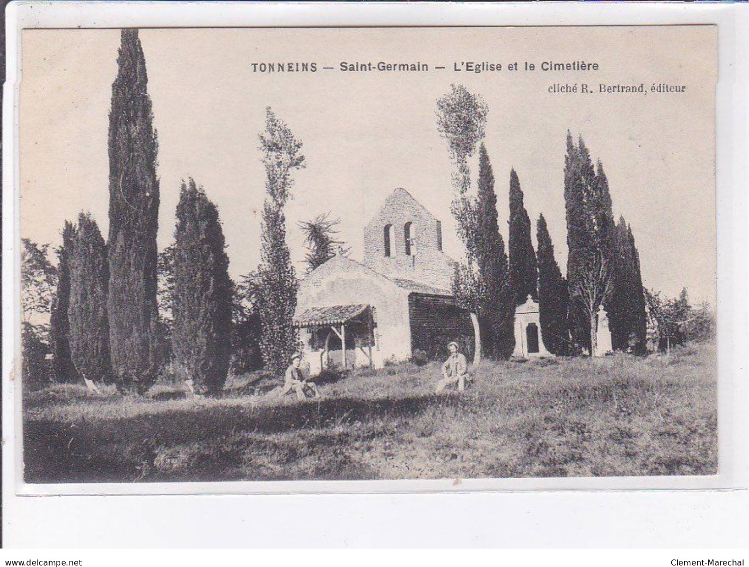 TONNEINS: Saint-germain, L'église Et Le Cimetière - Très Bon état - Tonneins