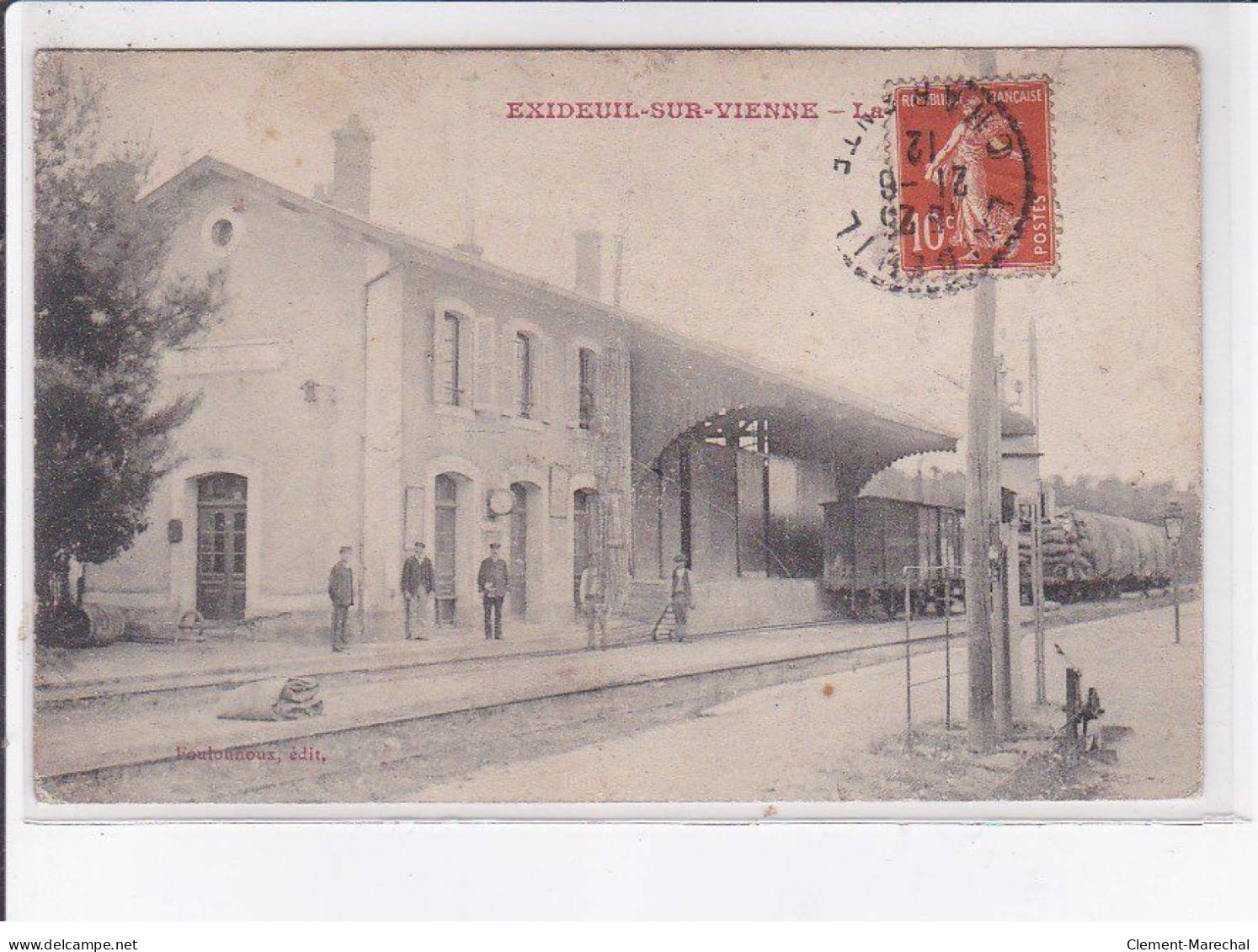 EXIDEUIL-sur-VIENNE: Gare - état - Other & Unclassified