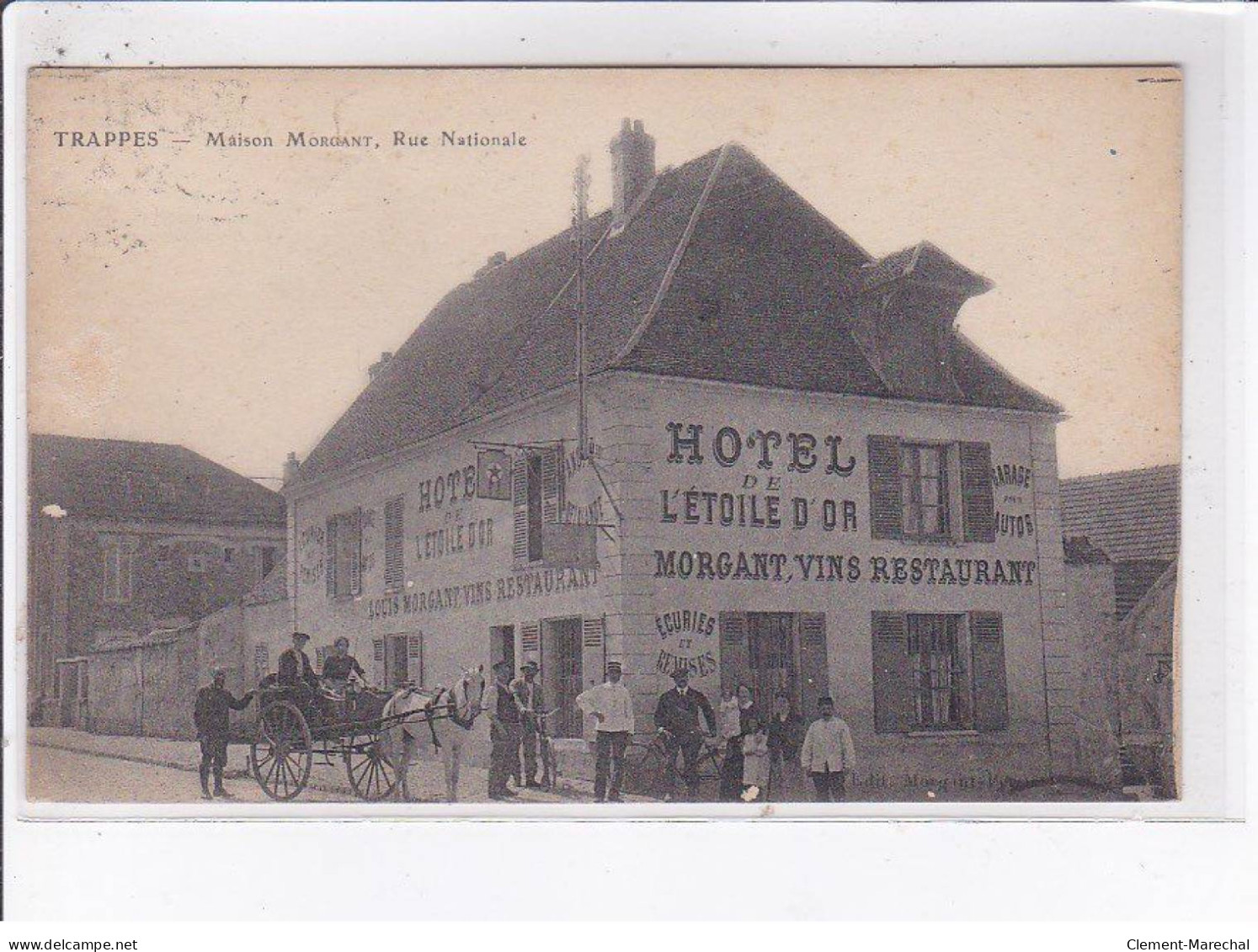 TRAPPES: Maison Morgant, Rue Nationale, Hôtel De L'étoile D'or - Très Bon état - Trappes