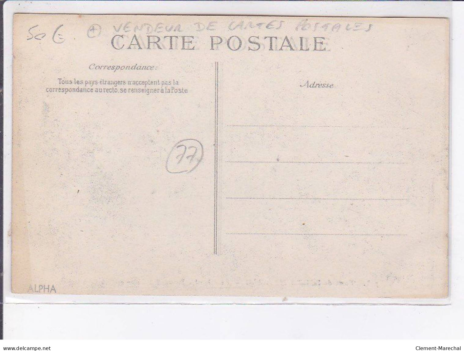 FONTAINEBLEAU: Franchard, Route De L'abbaye, Vendeur De Cartes Postales - Très Bon état - Fontainebleau