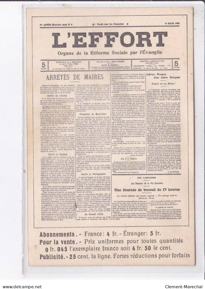 MAZAMET: Presse, Journal, L'effort - Très Bon état - Mazamet