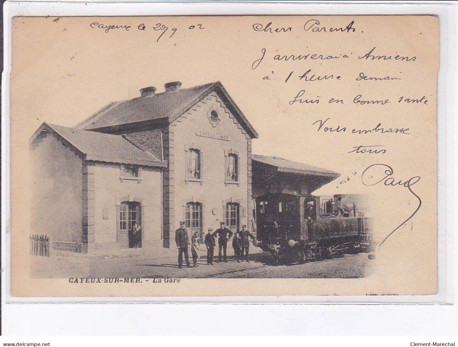 CAYEUX-sur-MER: La Gare - Très Bon état - Cayeux Sur Mer