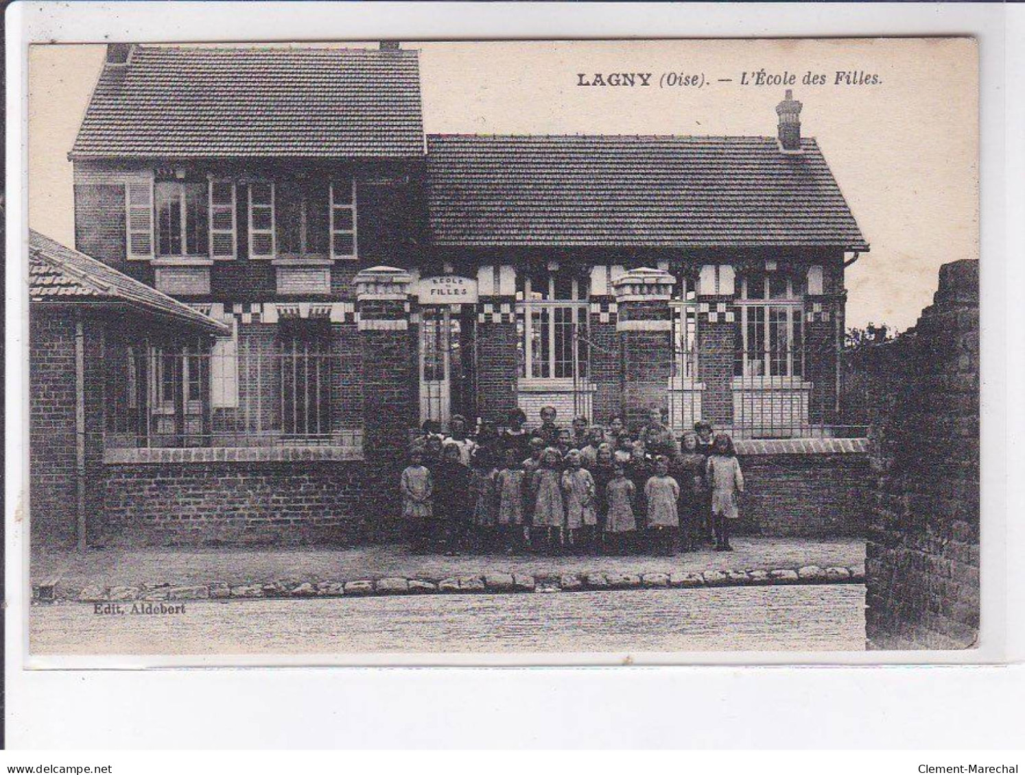 LAGNY: L'école Des Filles - Très Bon état - Other & Unclassified