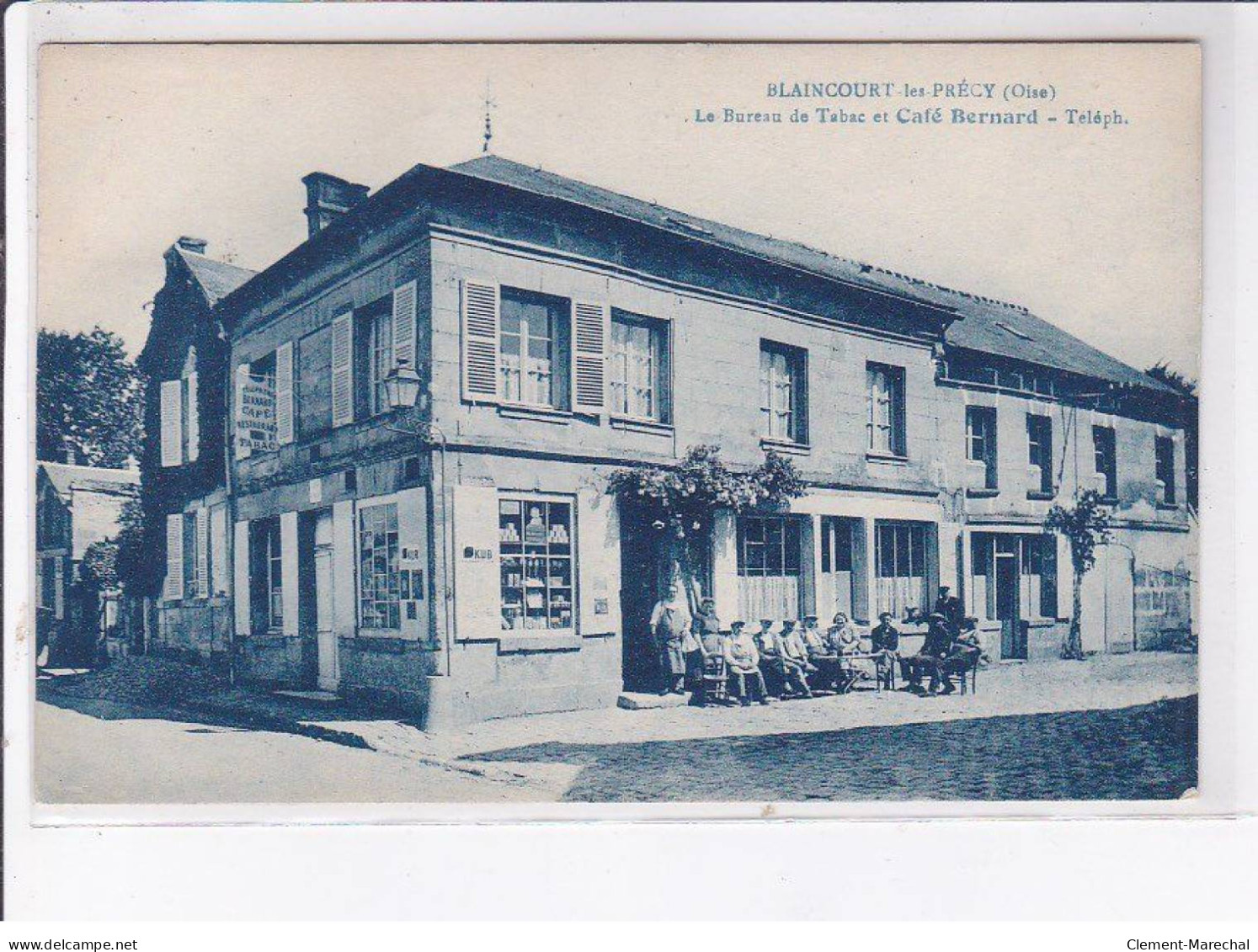 BLAINCOURT-les-PRECY: Le Bureau De Tabac Et Café Bernard - Très Bon état - Other & Unclassified