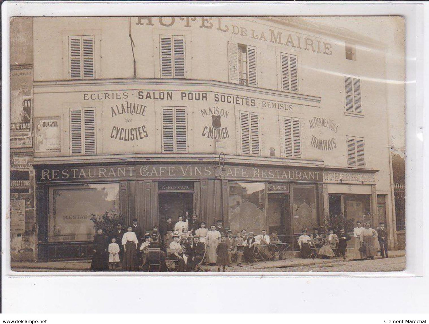 VITRY SUR SEINE: Hôtel De La Mairie, écuries, Salon Pour Société, à La Halte Des Cyclistes - Très Bon état - Vitry Sur Seine