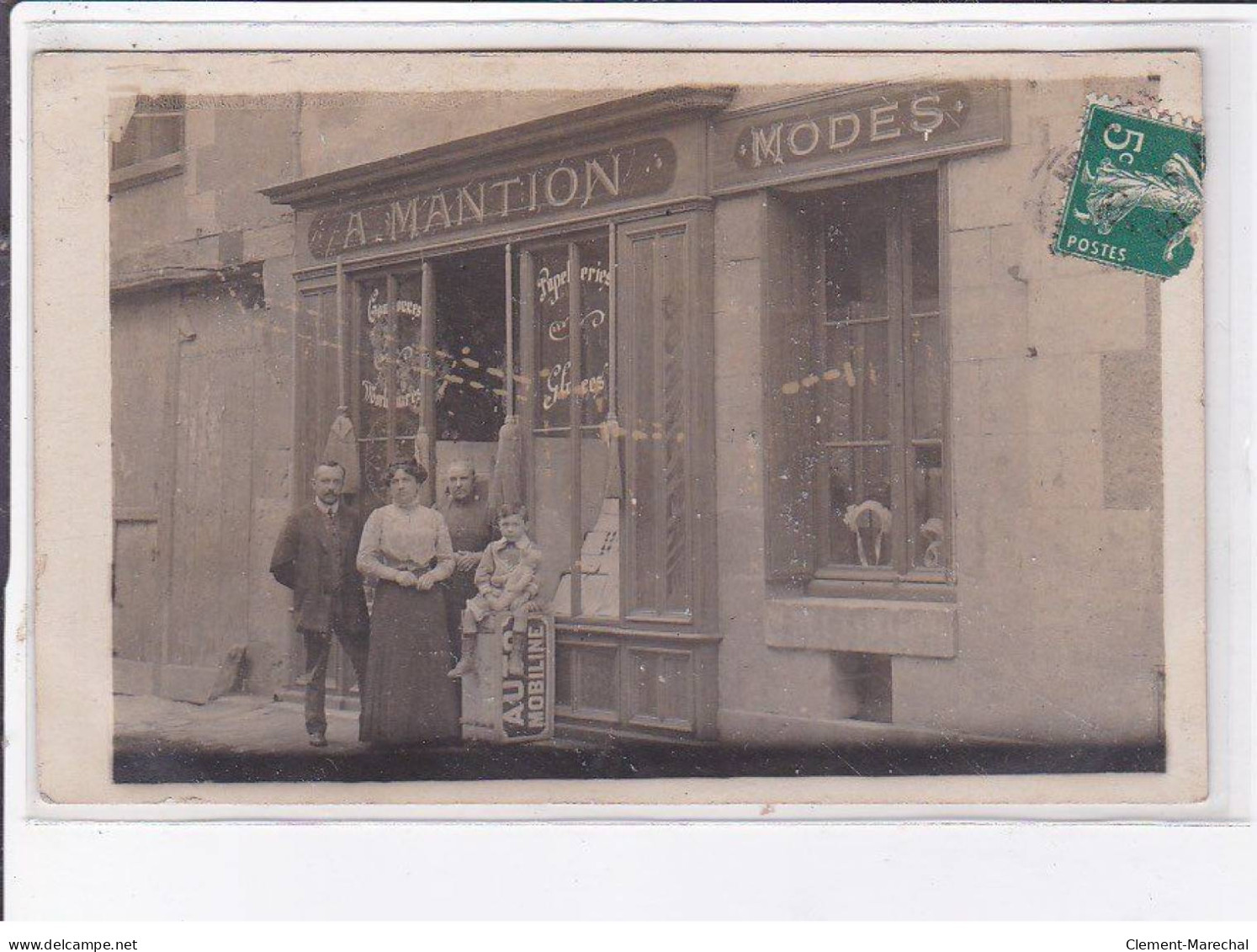 FRANCE: Carte Photo à Localiser, A. Mantion, Modes, Dampierre Sur Linotte(?), éditeurs De Cartes Postales -très Bon état - Sonstige & Ohne Zuordnung